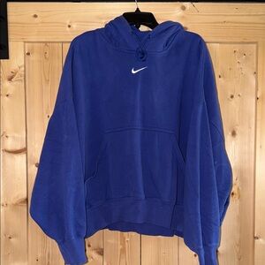 Women’s Nike Purple/Blue Oversized Hoodie Size XL